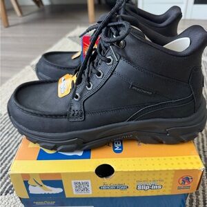 Skechers Slip-Ins Relaxed Fit: Respected 2.0 Hagler Boot - Men's 8.5 Extra Wide